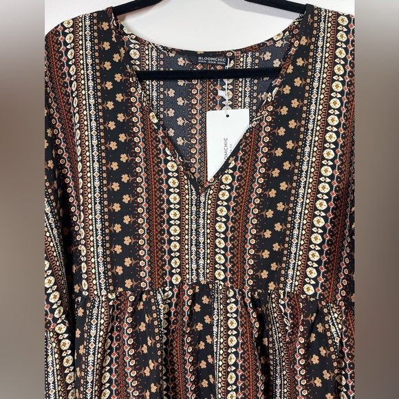 NWT‎ BloomChic Ruffle Sleeve V Neck Midi Dress Size 22/24 - Picture 4 of 8